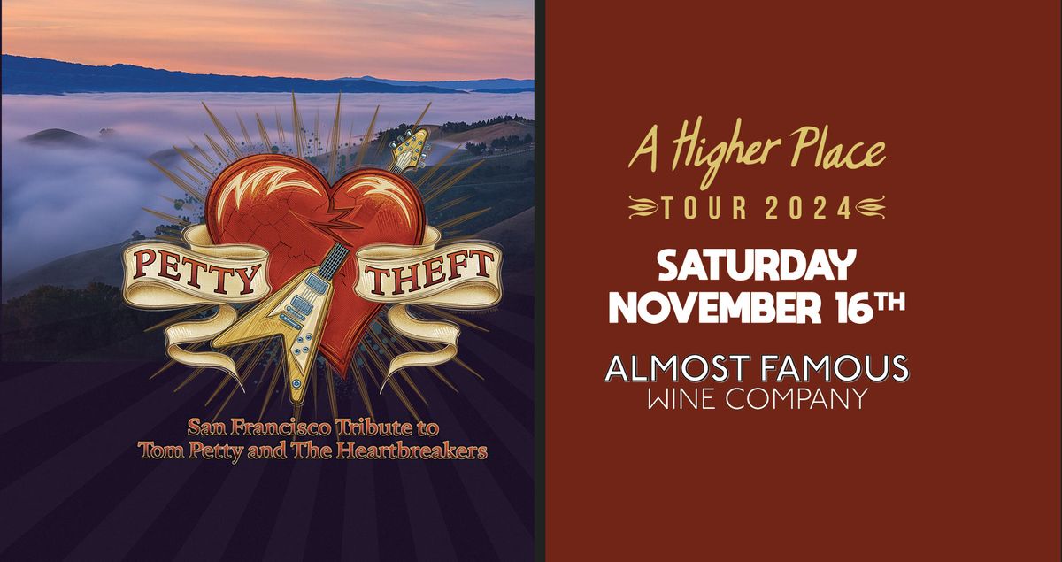 SOLD OUT - Petty Theft: San Francisco Tribute to Tom Petty & The Heartbreakers