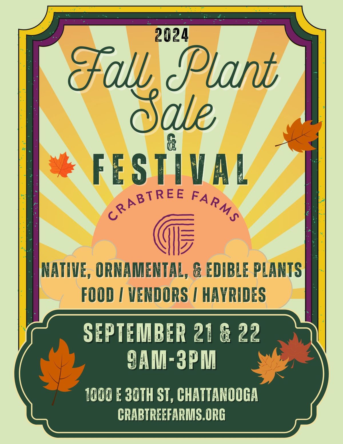 2024 Fall Plant Sale & Festival