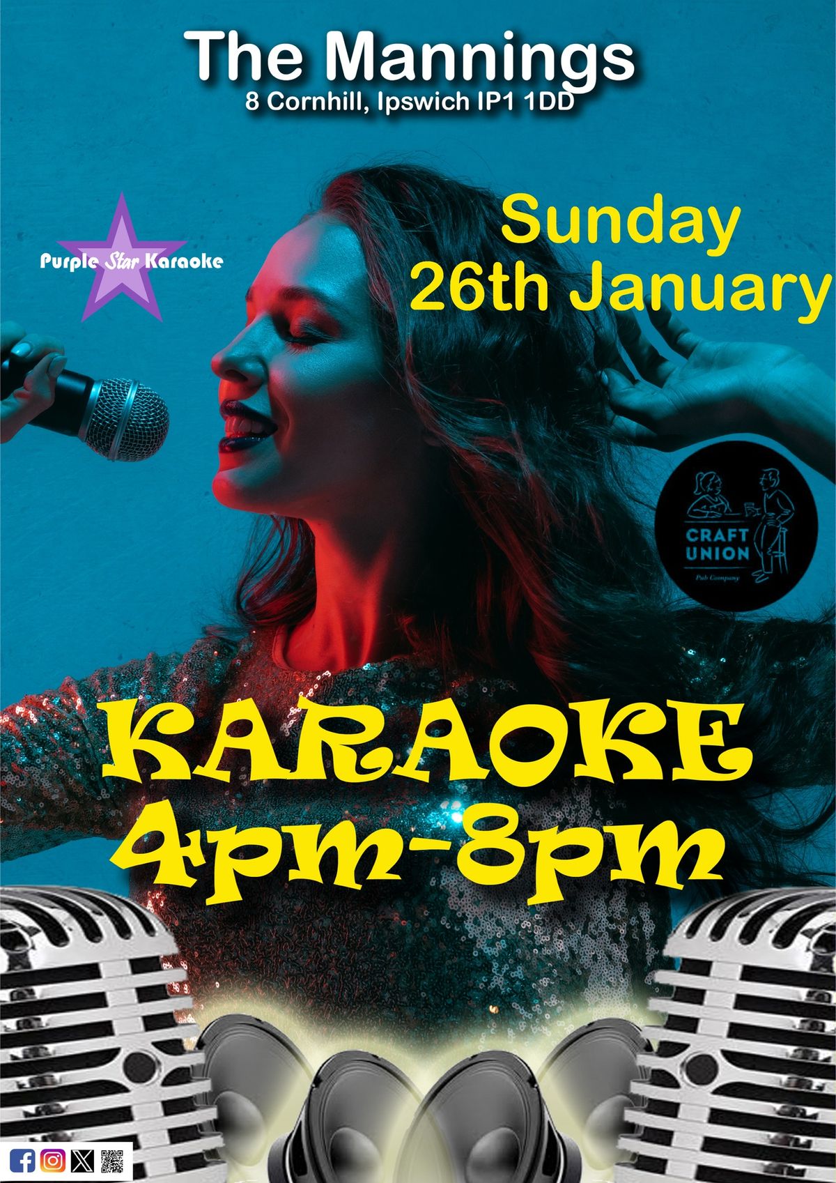 Karaoke at The Manning's Ipswich