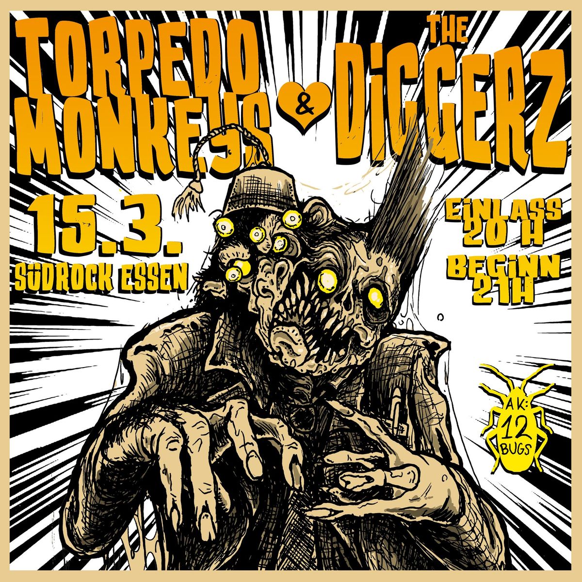 Torpedo Monkeys + The Diggerz live im S\u00fcdrock