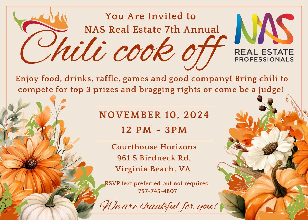 NAS Real Estate 7th Annual Chili Cook Off