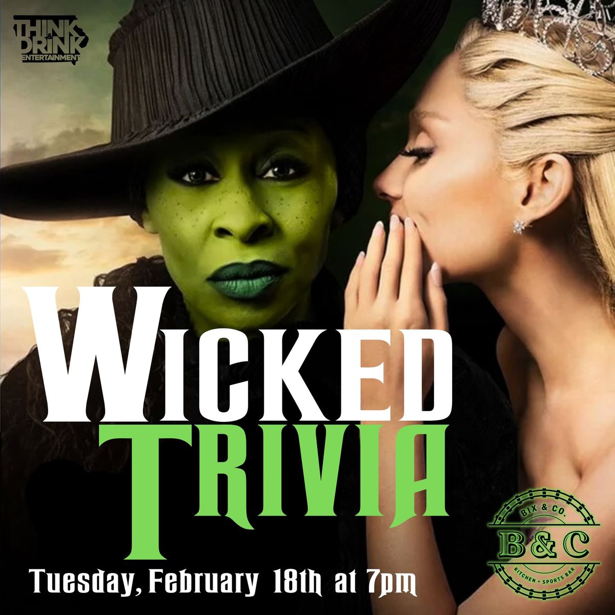 Wicked Trivia @ Bix & Co. (West Des Moines, IA) \/ Tuesday, February 18th @ 7pm