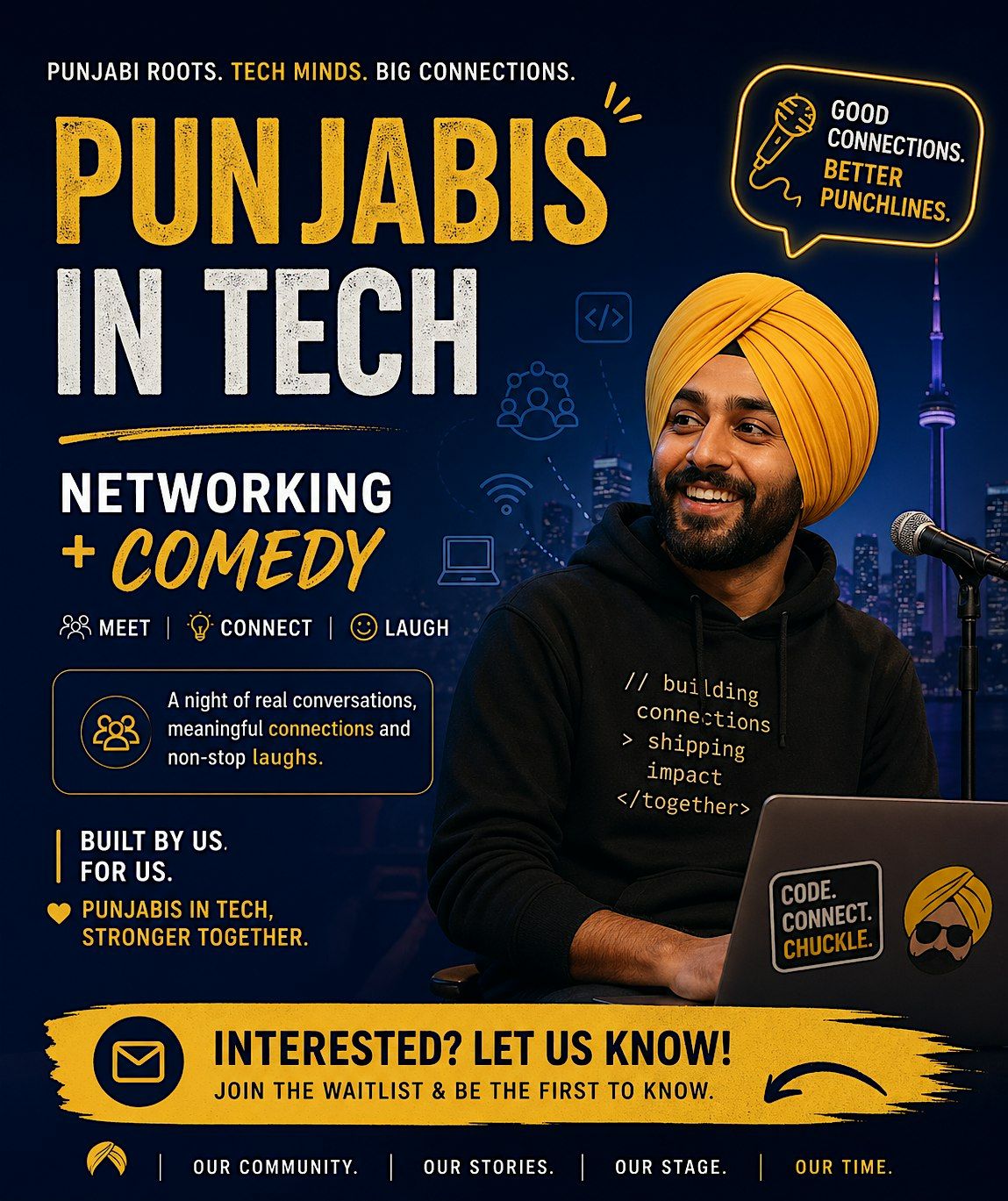 Punjabis in Tech - Networking & Comedy