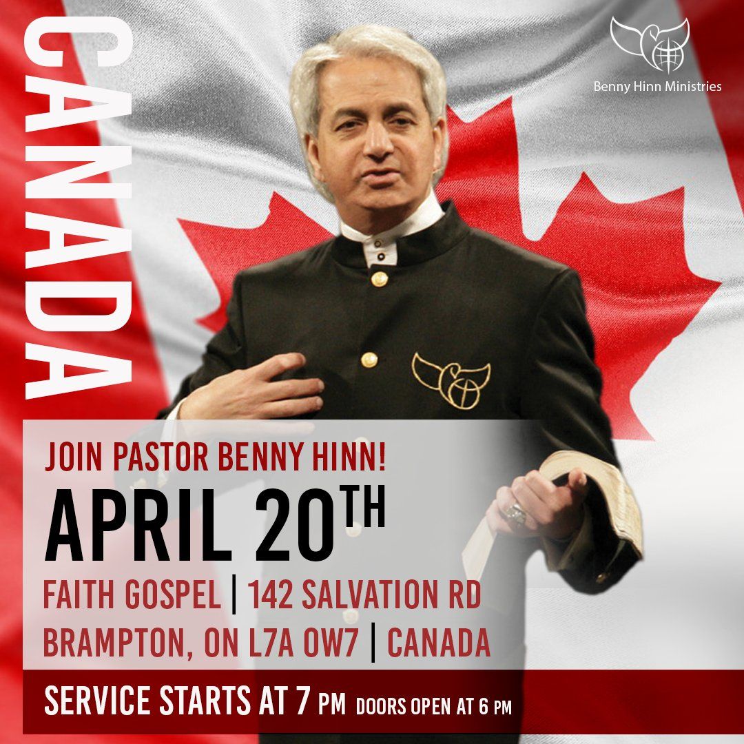 Pastor Benny Hinn at Lowell Memorial Auditorium