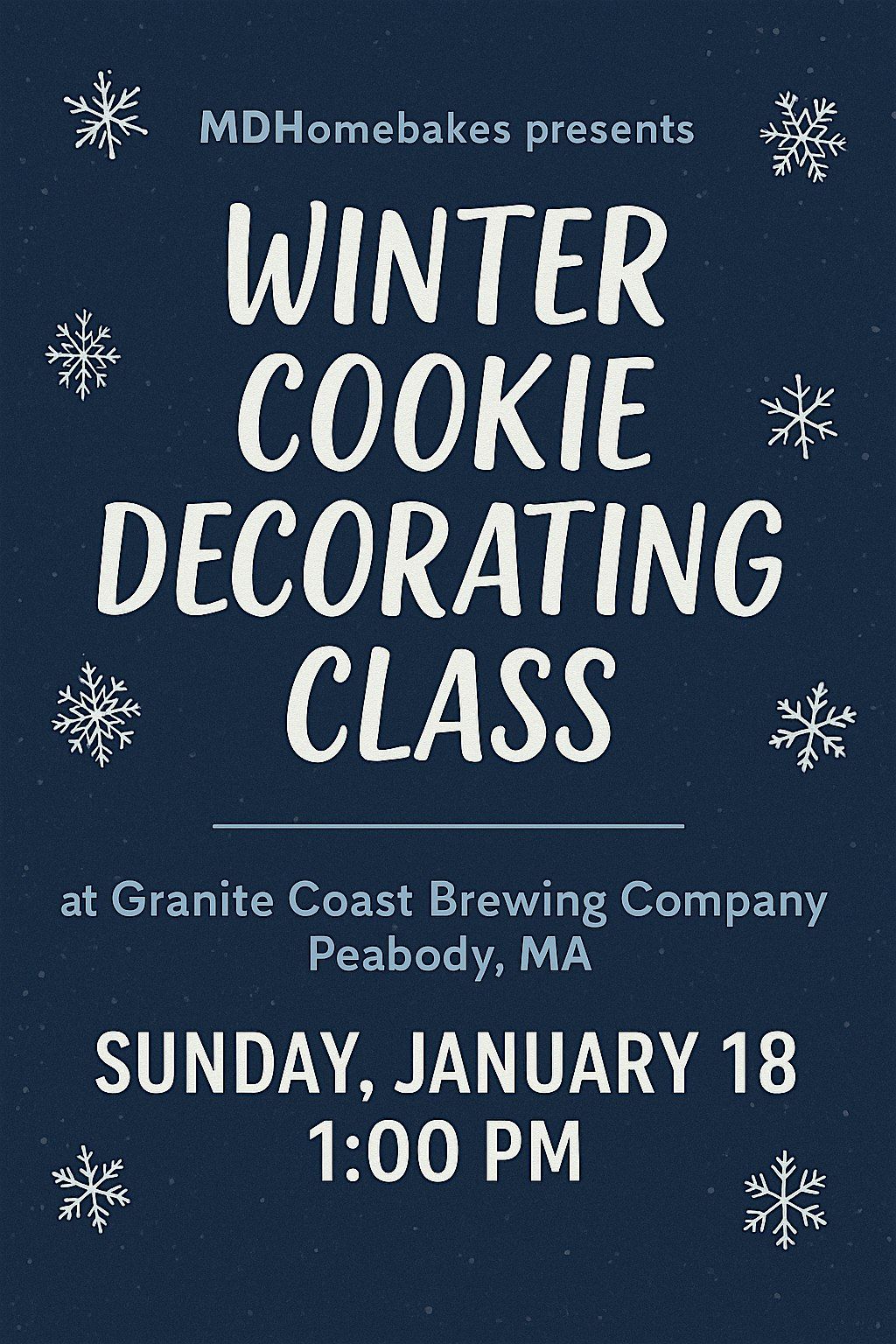 Winter Cookie Decorating Class