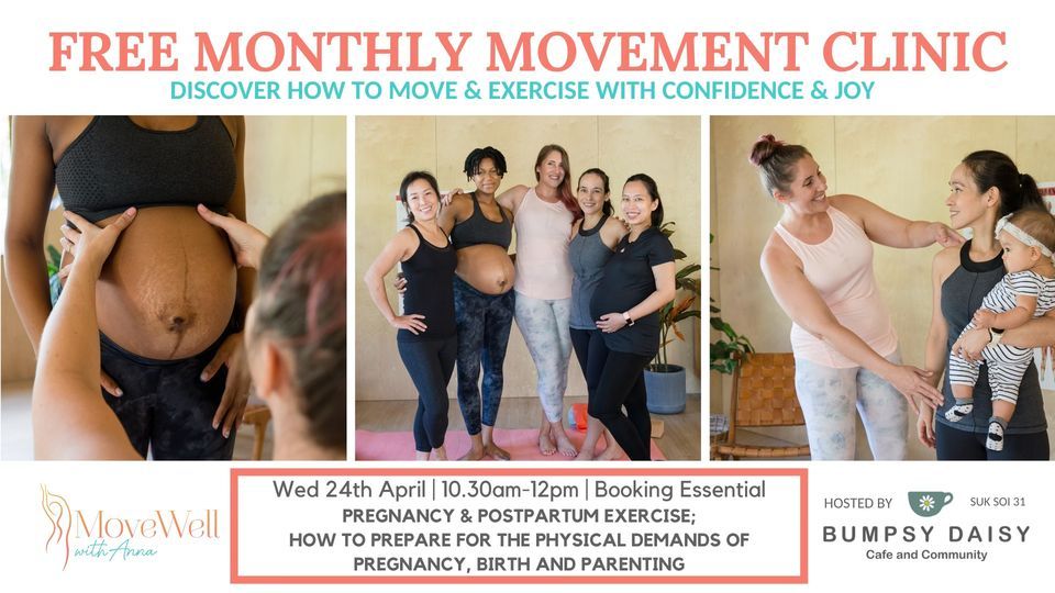 Pre & Postpartum Exercise; how to prepare for the physical demands of pregnancy, birth & parenting