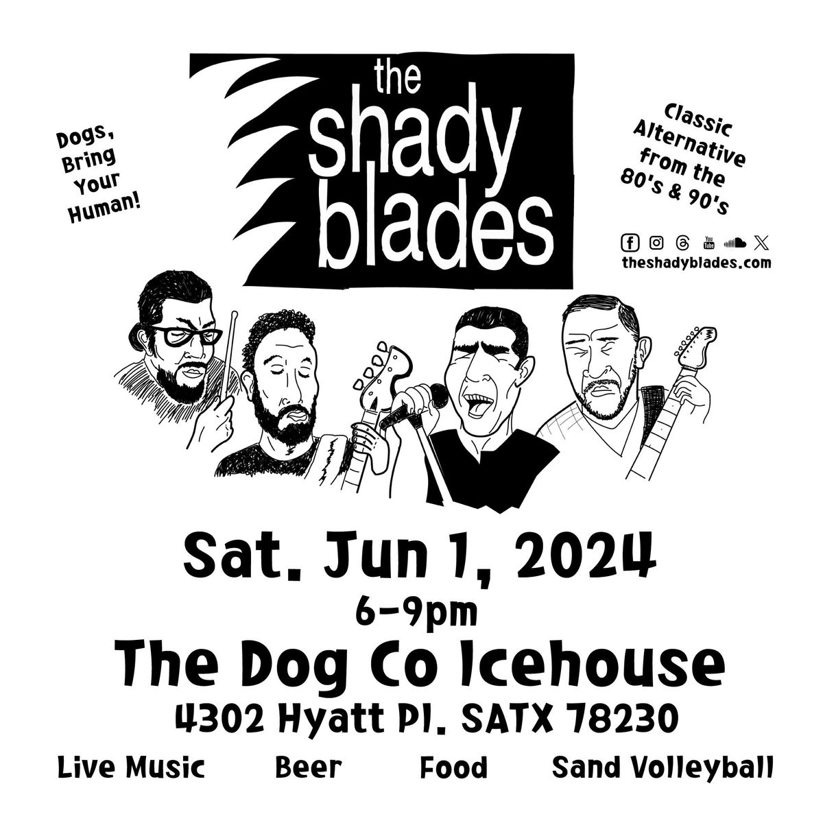 The Shady Blades - The Dog Co Icehouse