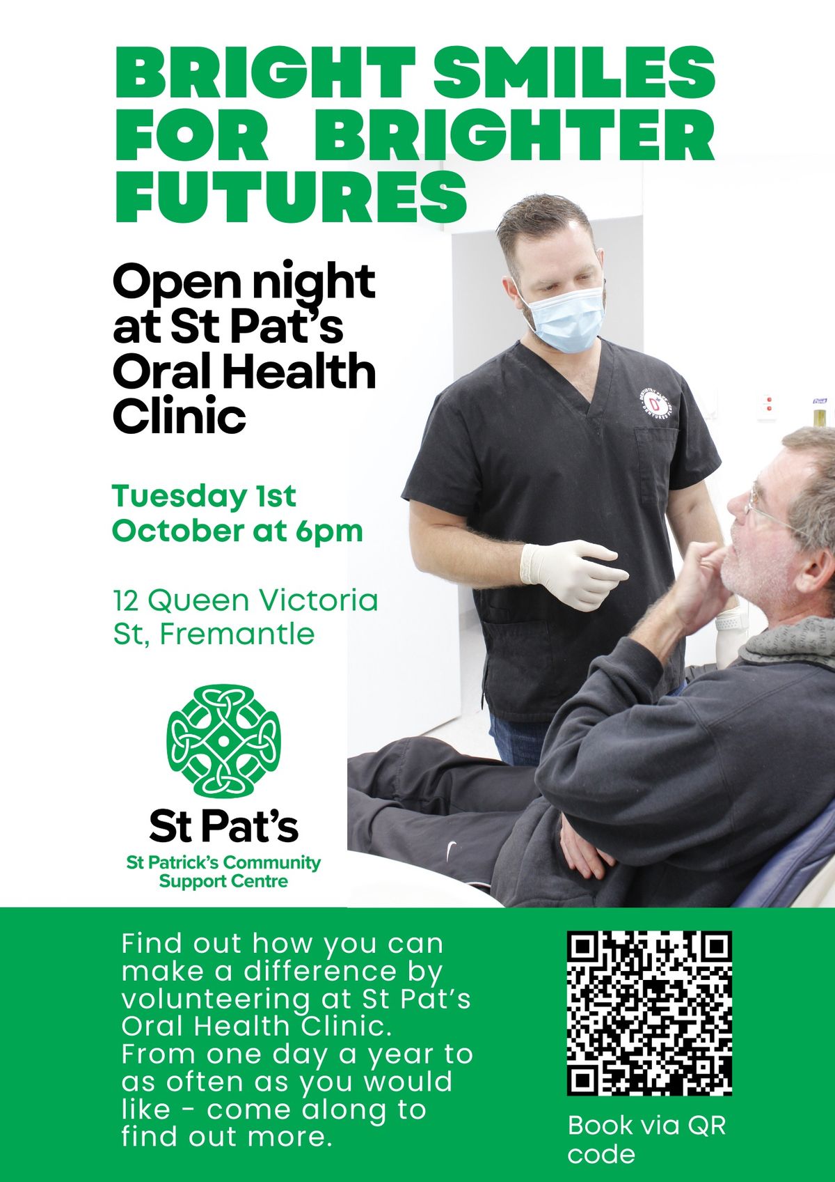 St Pat\u2019s Dental and Health Clinic Open Night