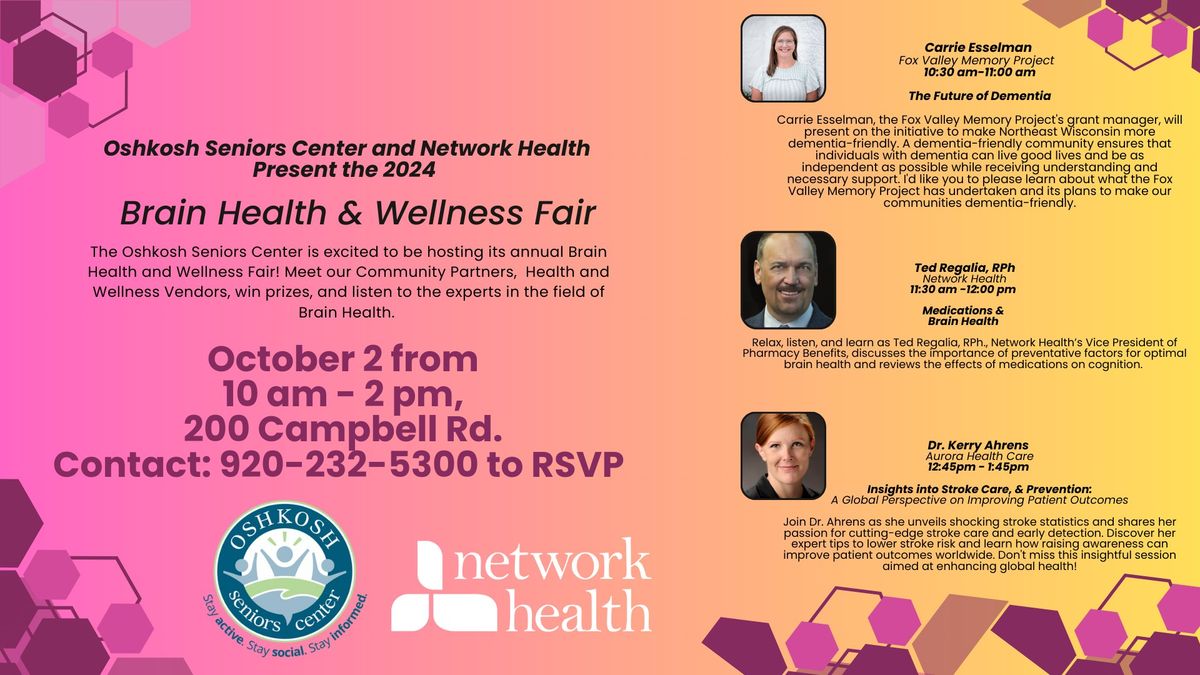 Brain Health and Wellness Fair 