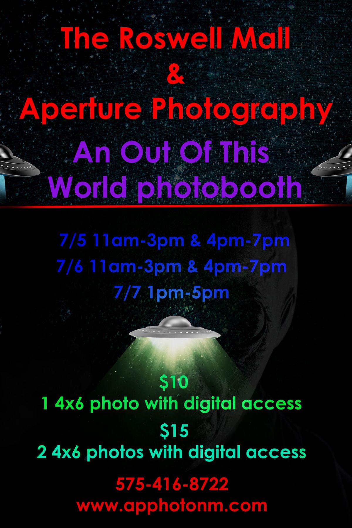An Out Of This World Alien Experience (Photo Booth)