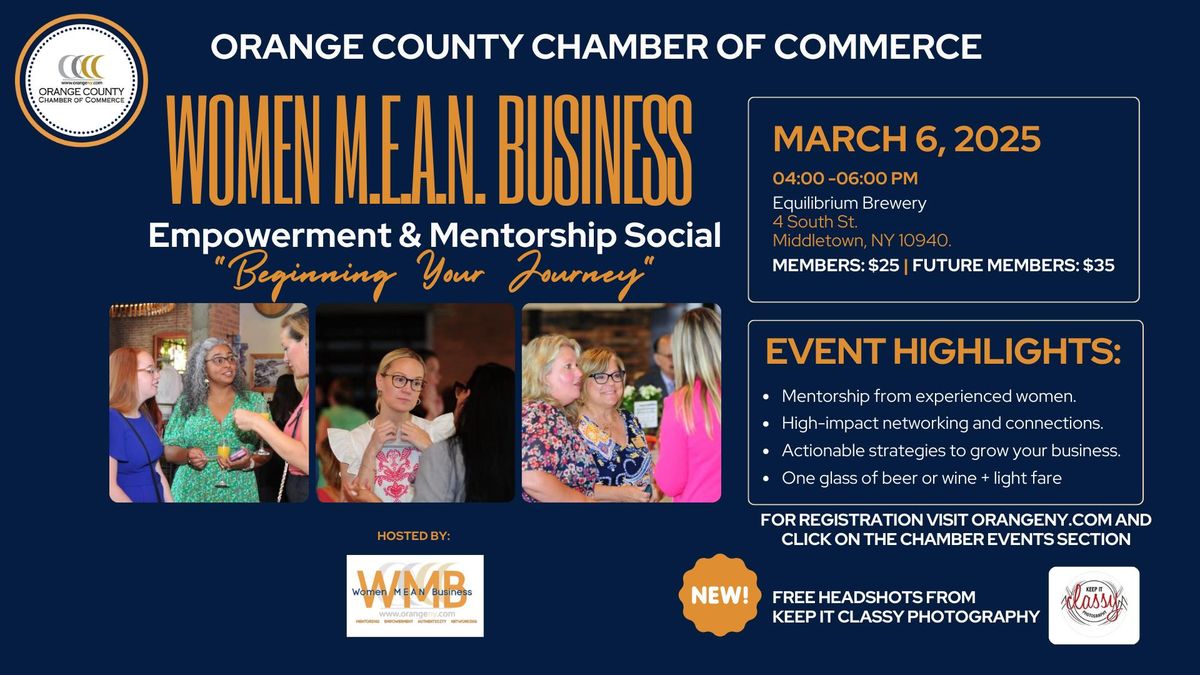 Women M.E.A.N. Business - Empowerment & Mentorship Social