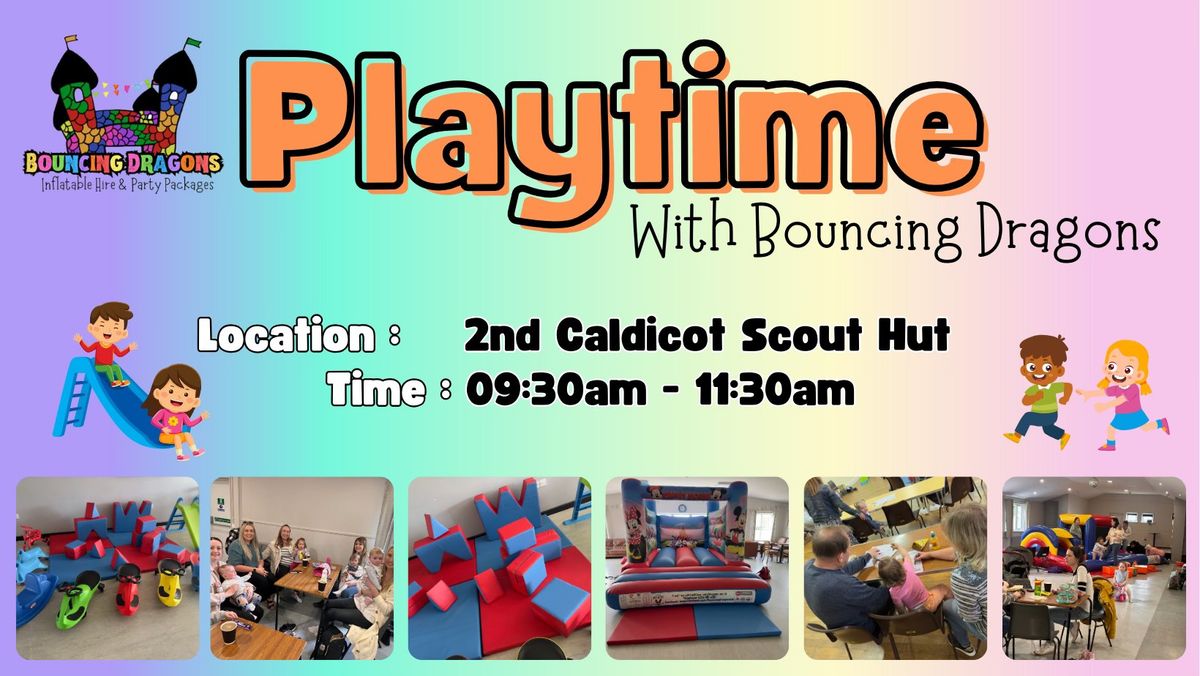 Playtime with Bouncing Dragons - 2nd Caldicot Scout Hut