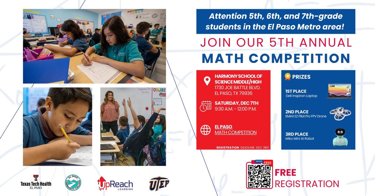 Harmony Public Schools El Paso 5th Annual Math Competition