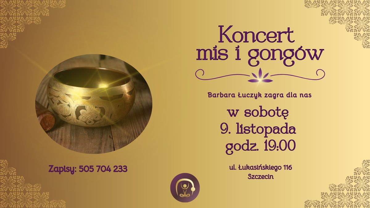 Relaksacyjny koncert mis i gong\u00f3w w wykonaniu Barbary \u0141uczyk