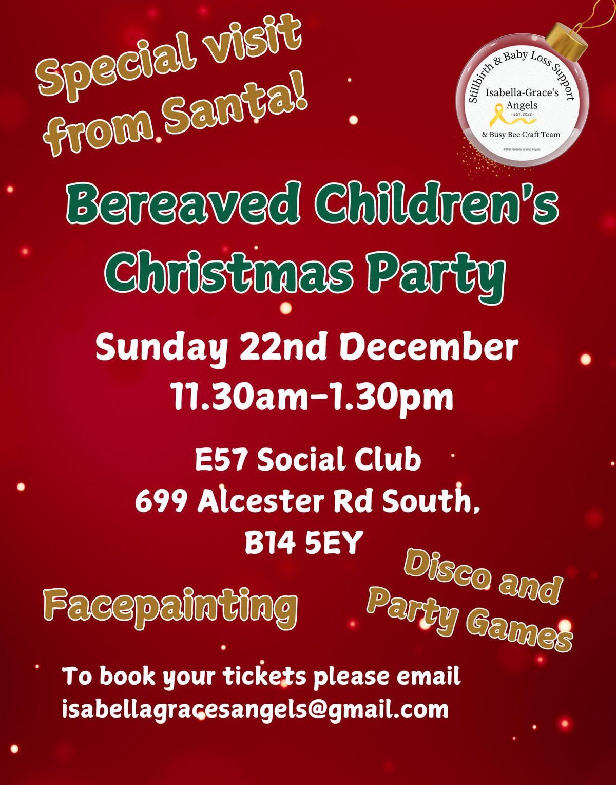 Bereaved Children's Christmas Party