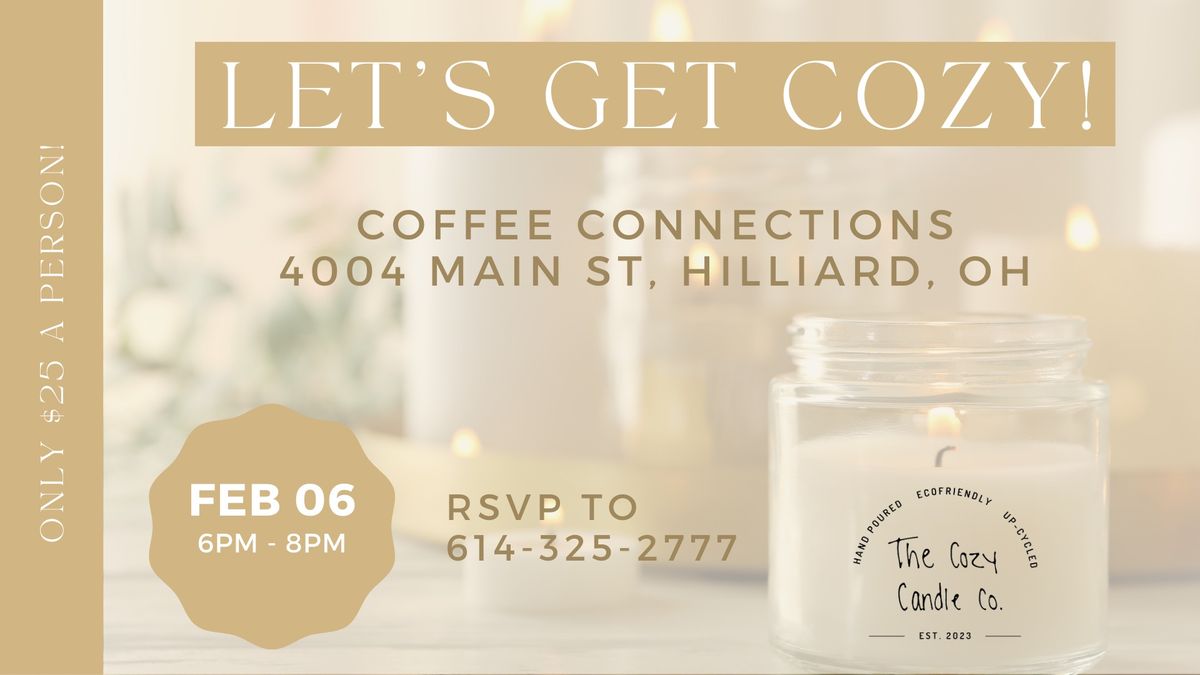 Cozy up and Candle at Coffee Connections