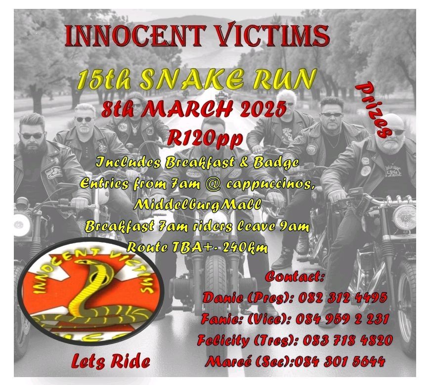 Innocent Victims 15th Snake Run