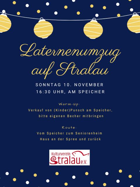 Laternenumzug auf Stralau 