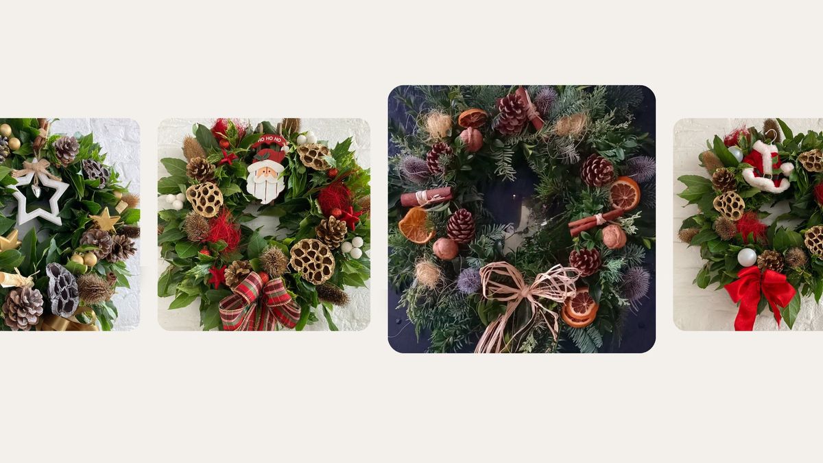 Festive Wreaths Make at Home