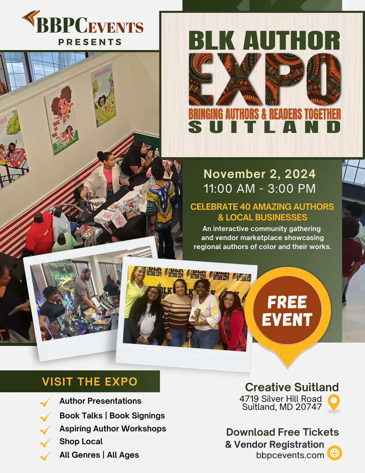 BLK AUTHOR EXPO (SUITLAND)