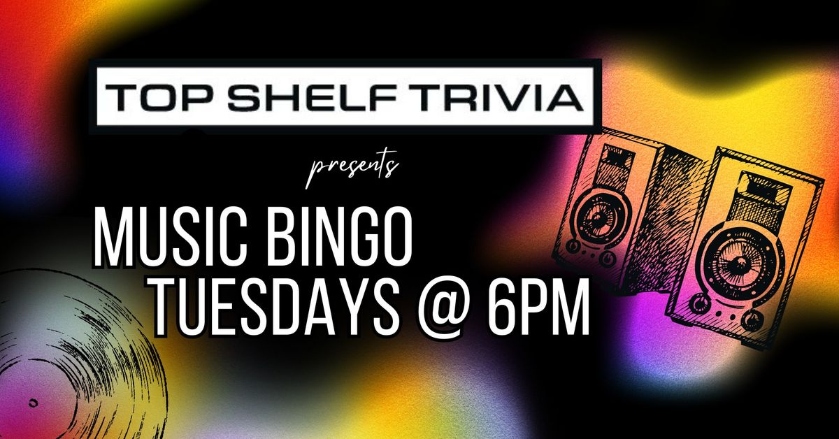 It's Music Bingo Night at Toasted Barrel (in Savannah, GA)!