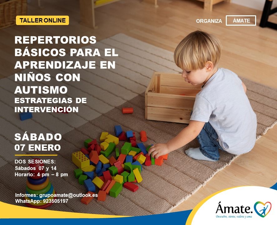 Taller: Repertorios Básicos Para El Aprendizaje En Niños Con Autismo ...