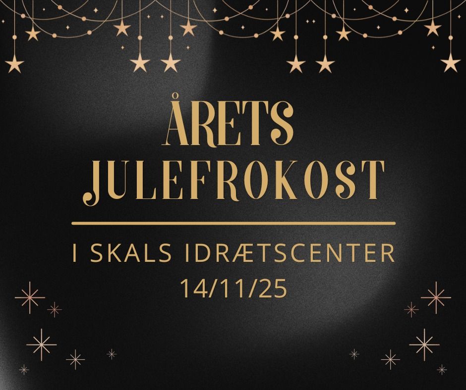 \u00c5rets Julefrokost i Skals Idr\u00e6tscenter