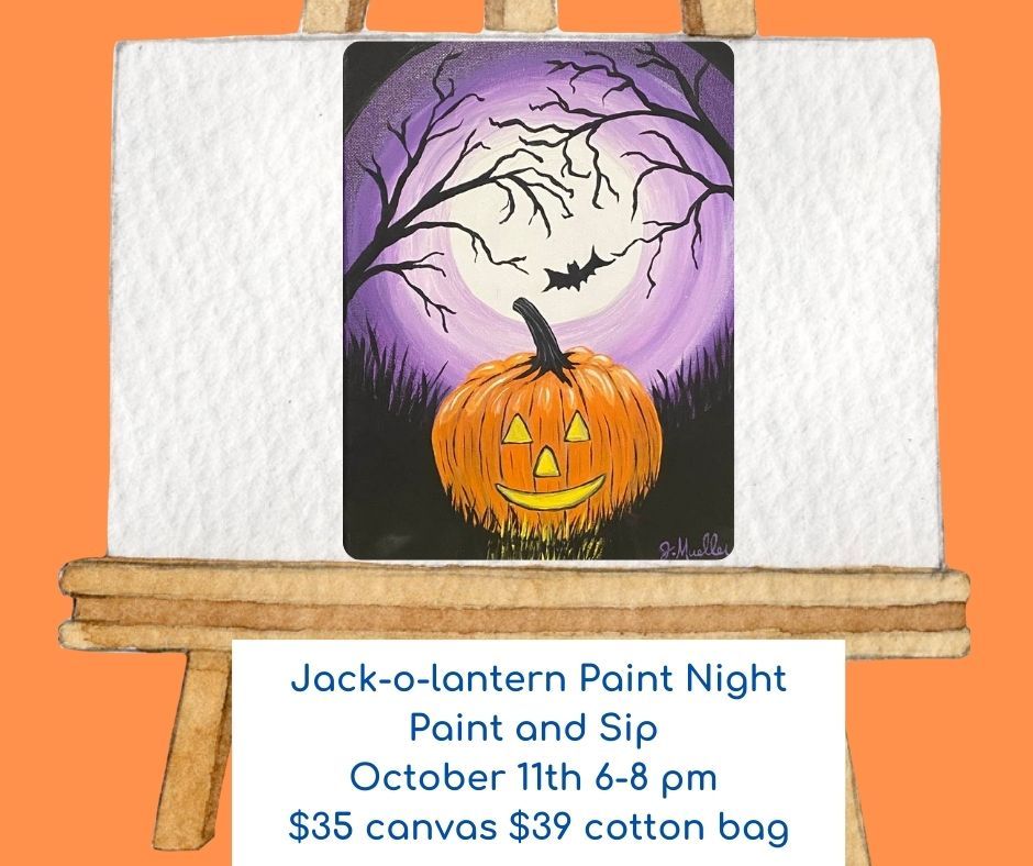 Jack-O-Lantern Paint Night! $35\/$39