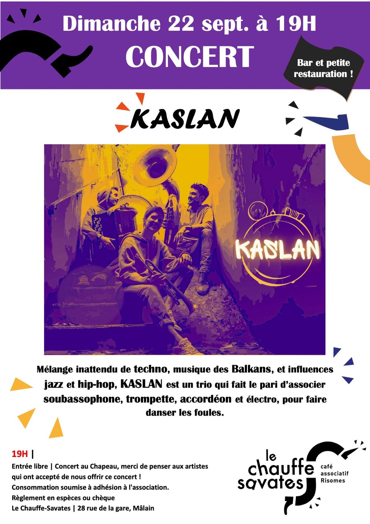 Concert de rentr\u00e9e - KASLAN