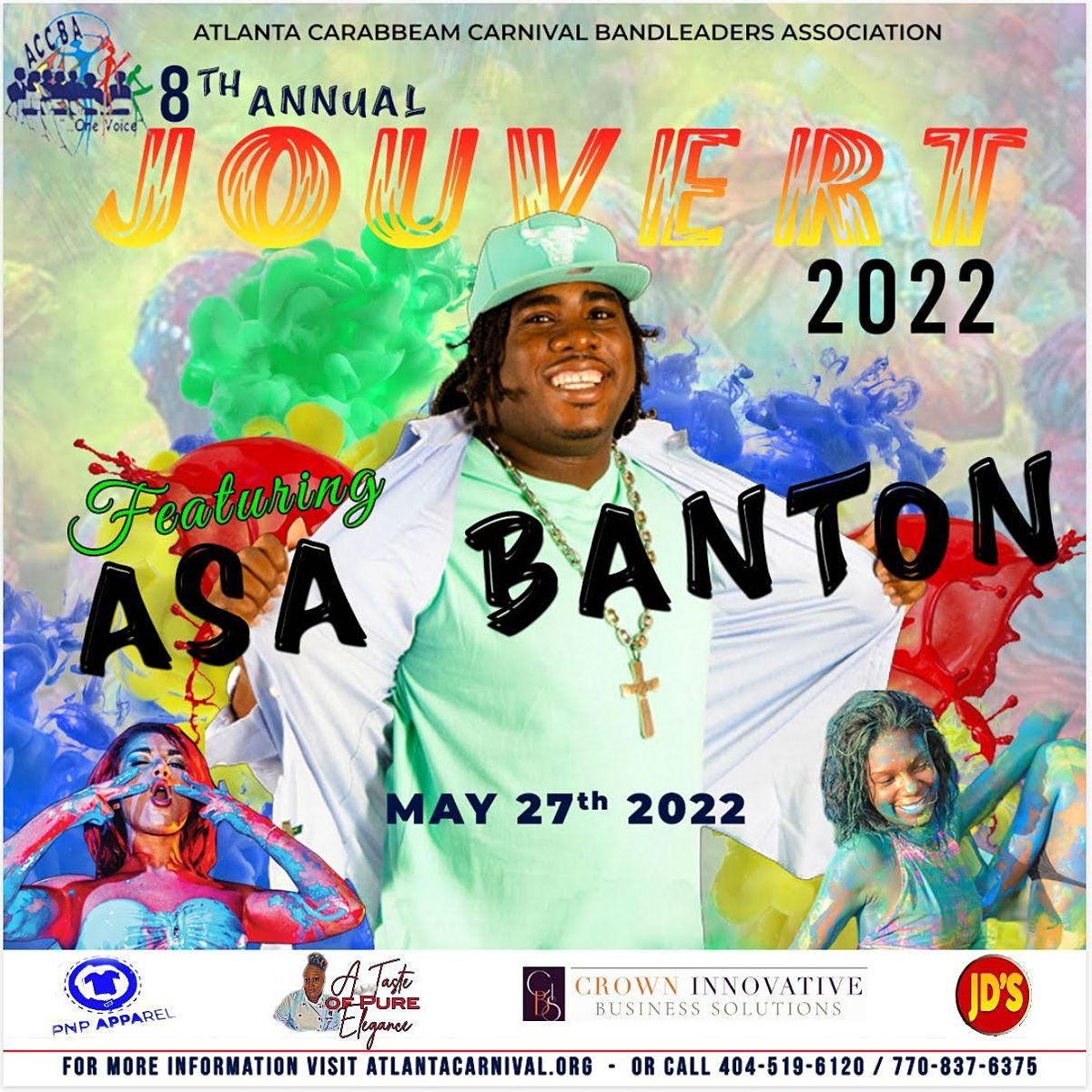 ATLANTA CARIBBEAN CARNIVAL 8TH ANNUAL JOUVERT, TBD, Atlanta, 27 May to