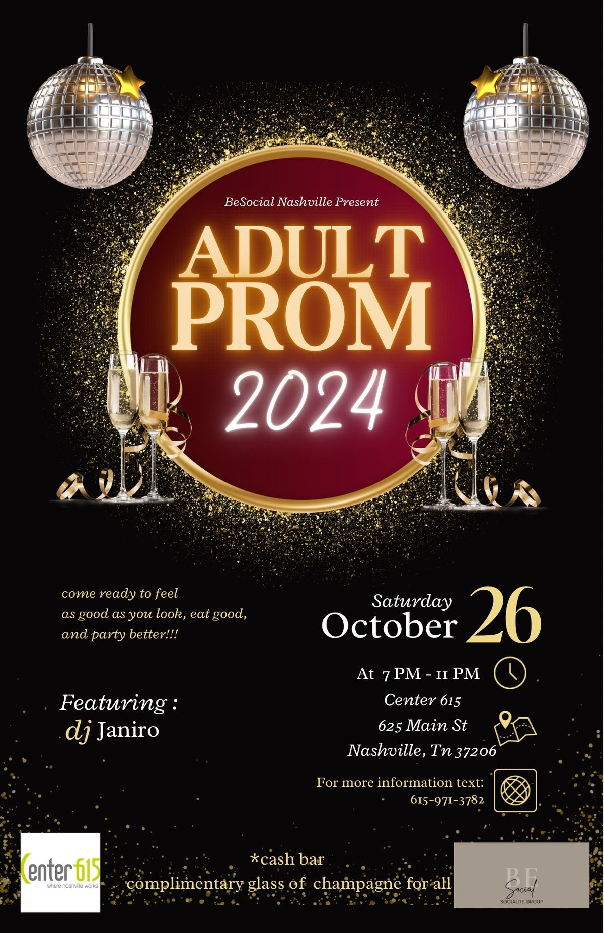 BeSocial Presents: Adult Prom 2024