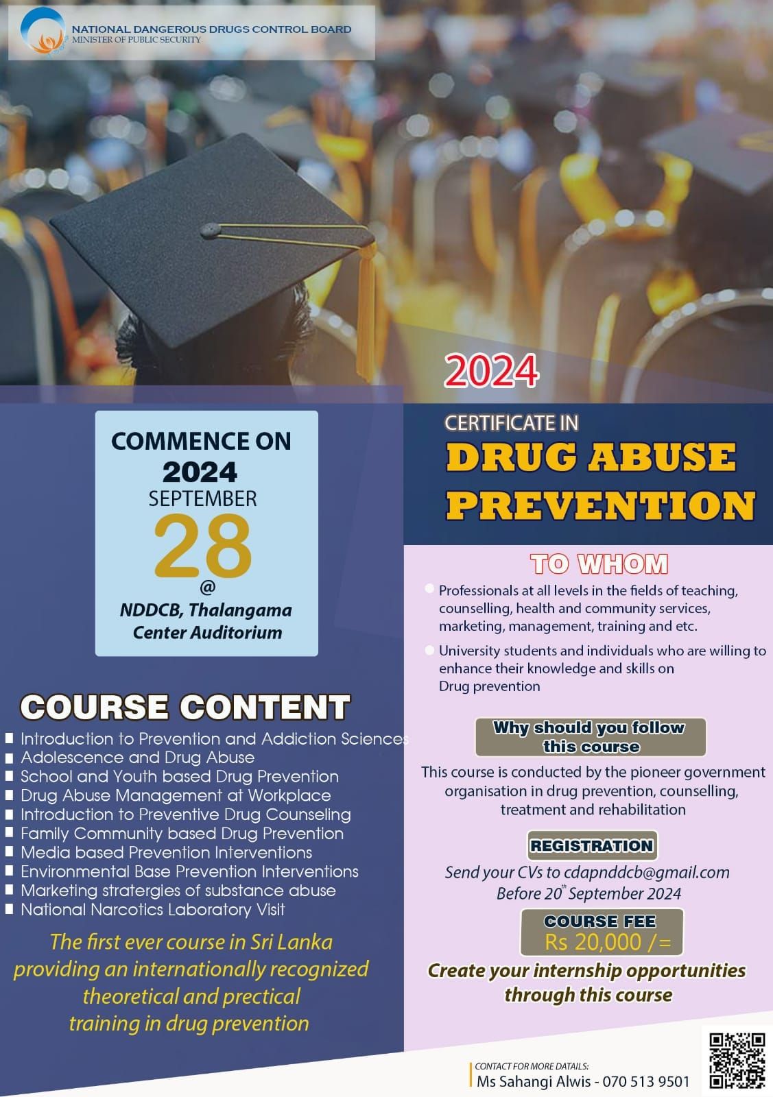 Certificate Course in Substance Abuse Prevention