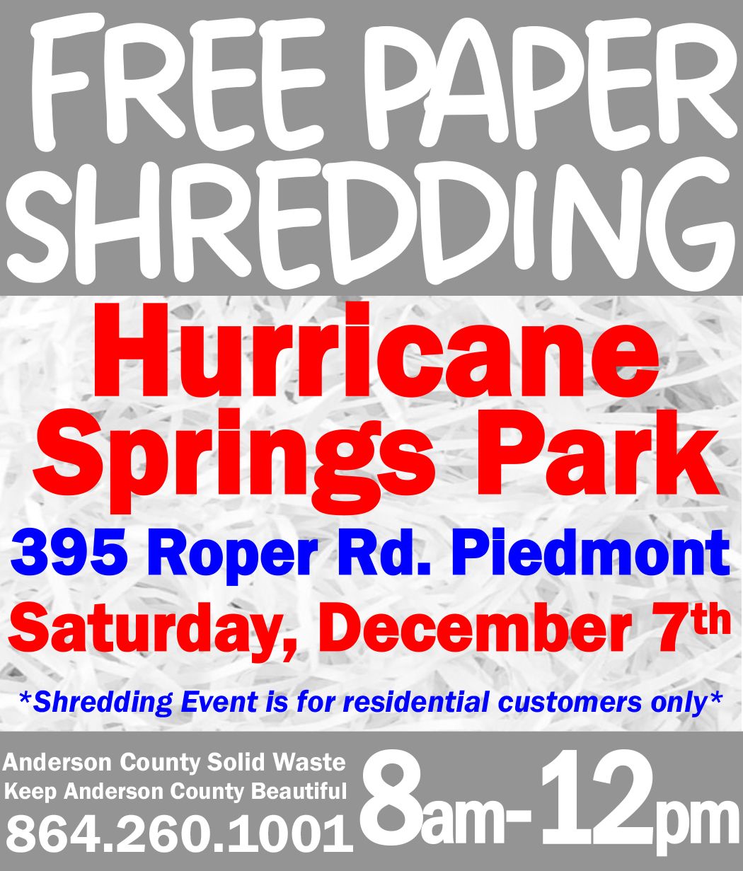 FREE Paper Shredding