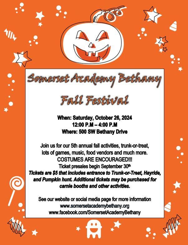 Fall Festival & Trunk or Treat