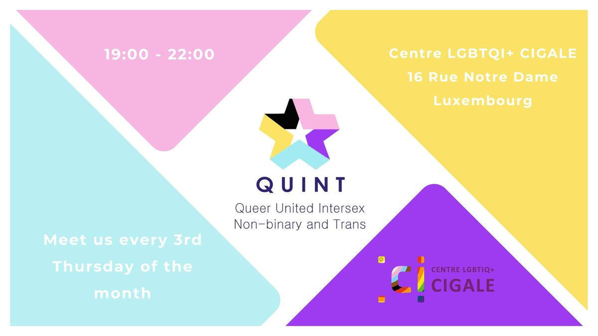 QUINT. Queer United Intersex Nonbinary and Trans Group