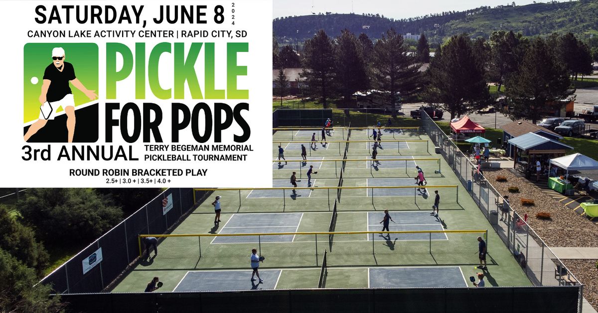 Open to All: Pickle for Pops Round Robin Pickleball Tournament