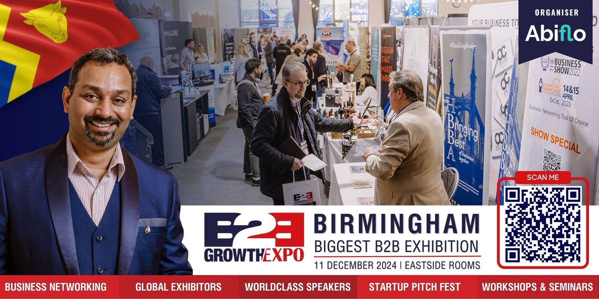 Birmingham B2B Growth Expo 2024| Book Your Stand at a Premier B2B Show