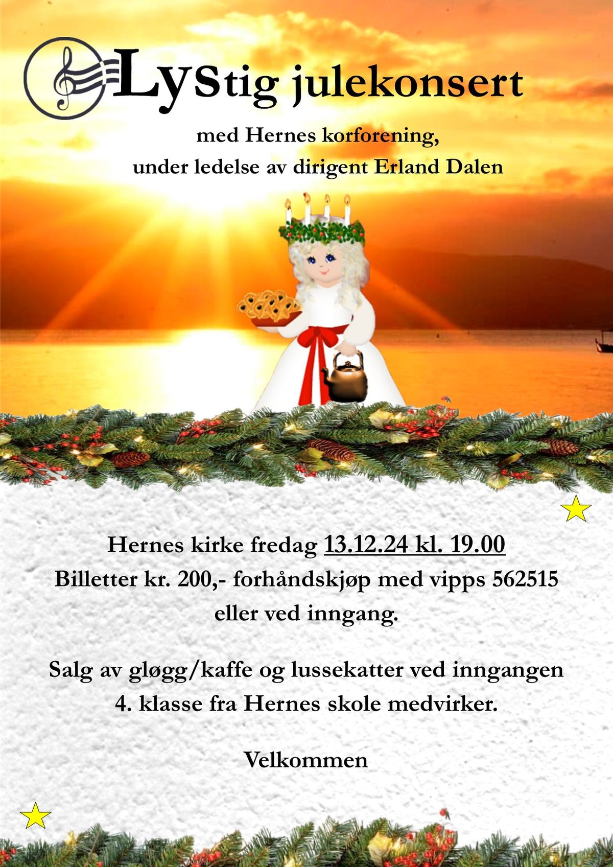 Lystig julekonsert