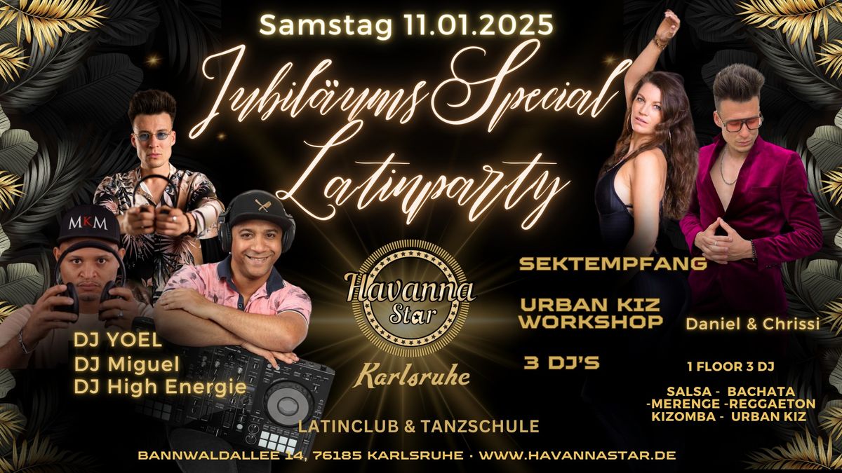 \u2b50\ufe0fLatinparty Jubil\u00e4umsspecial\u2b50\ufe0fMit Urban Kiz Workshop & 3 DJs 