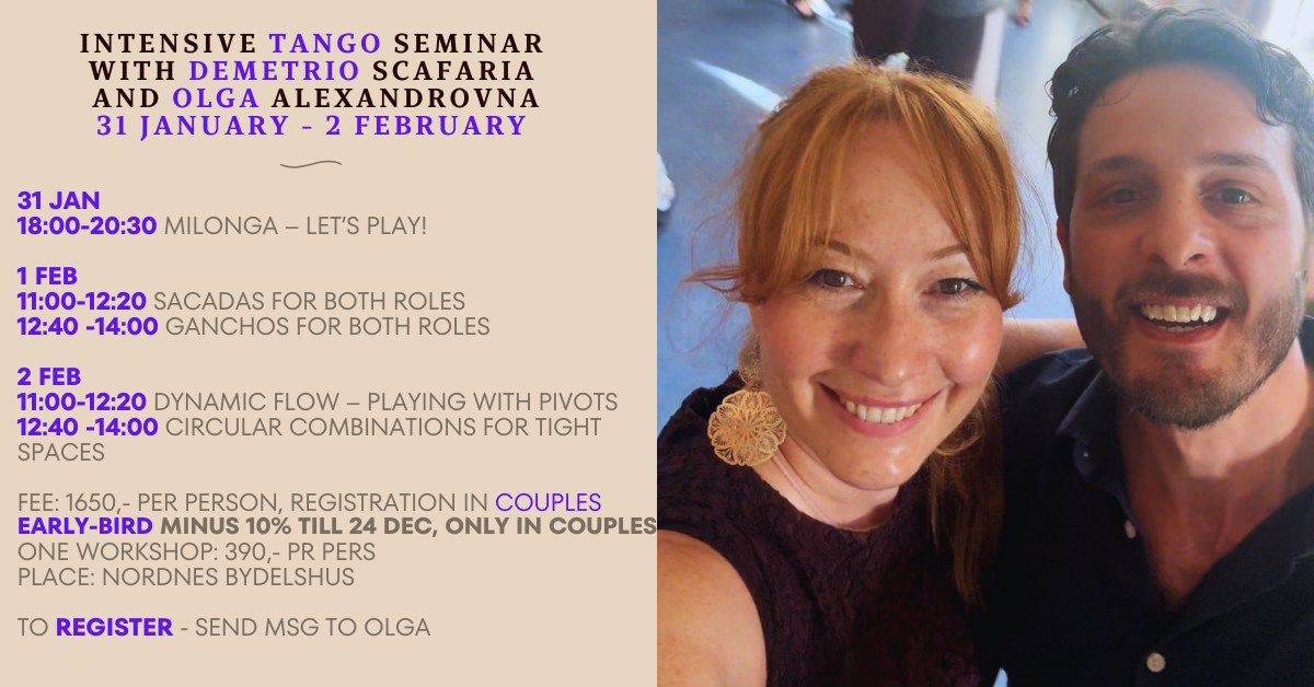 Intensive seminar weekend with Demetrio Scafaria and Olga Alexandrovna