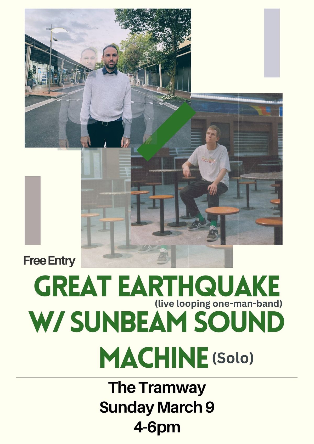 Great Earthquake and Sunbeam Sound Machine (Solo) at Tramway 