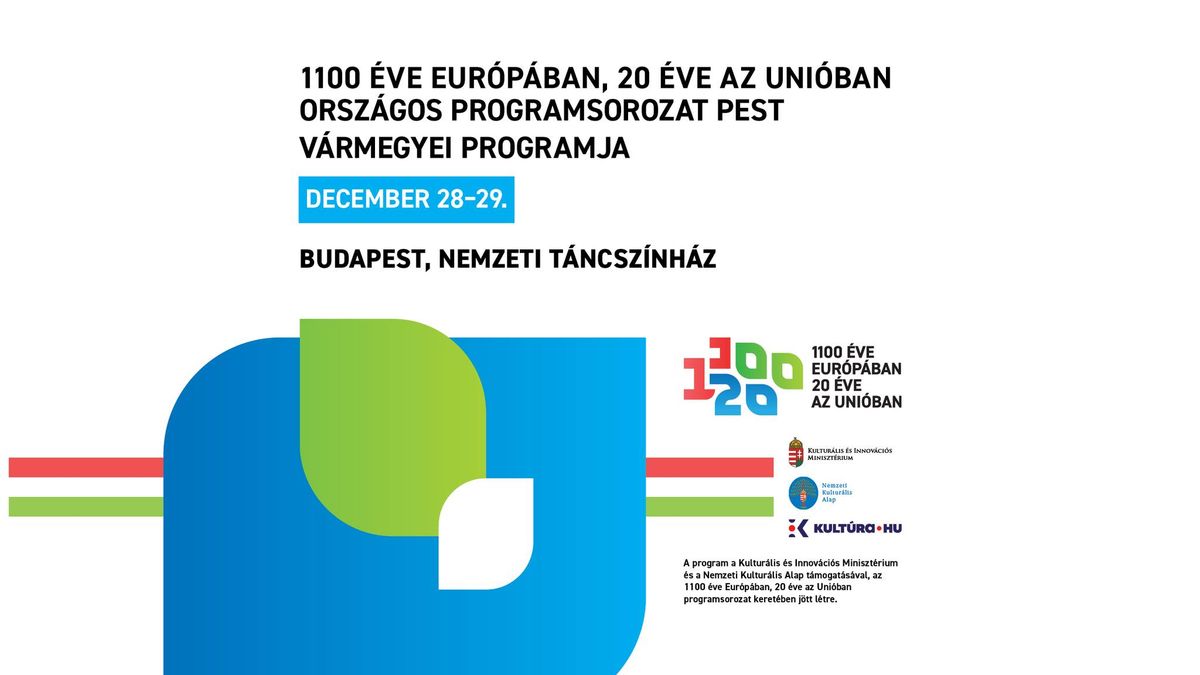 1100 \u00e9ve Eur\u00f3p\u00e1ban, 20 \u00e9ve az Uni\u00f3ban programsorozat Pest v\u00e1rmegyei programjai