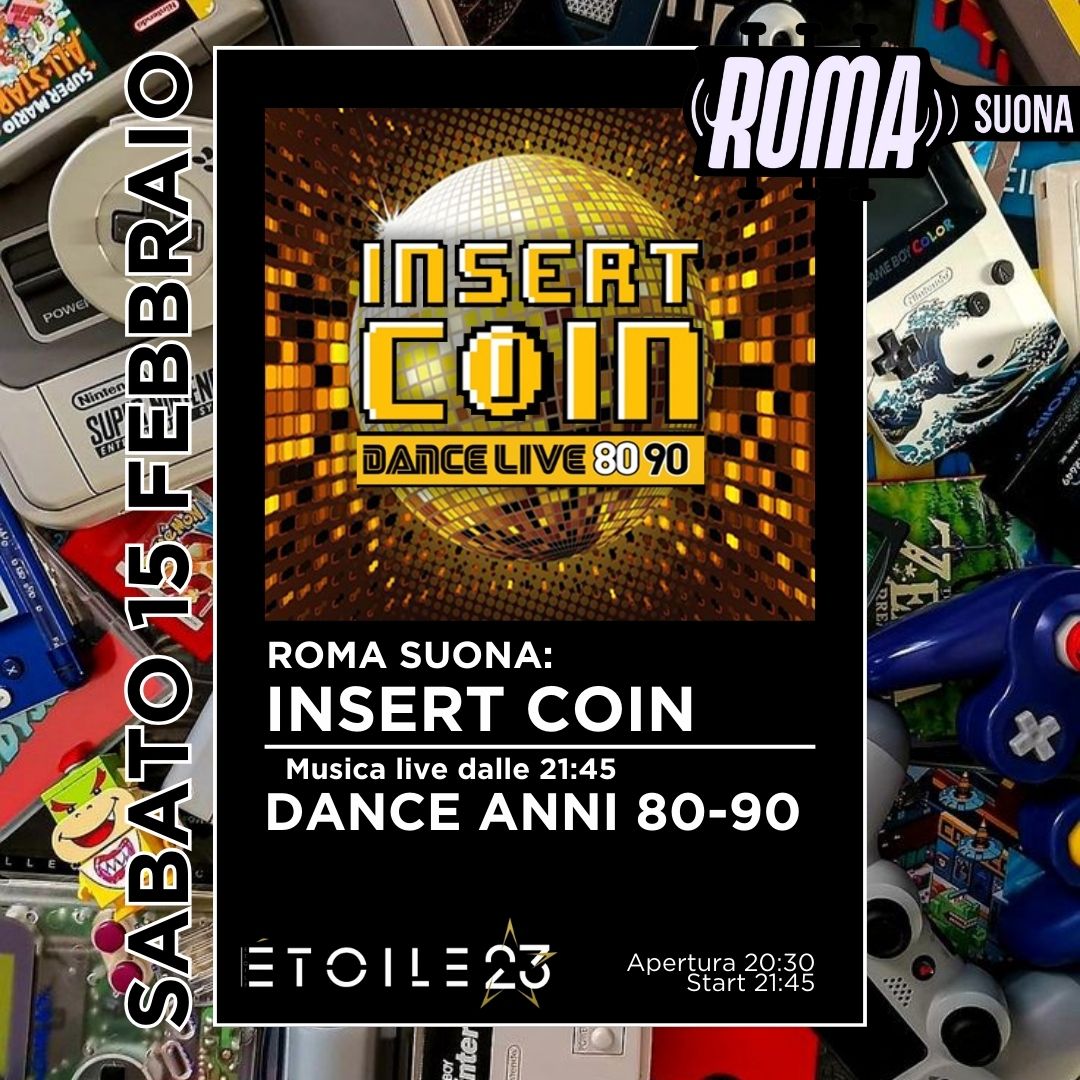 LIVE | LE MIGLIORI HITS 80-90 | Insert Coin 