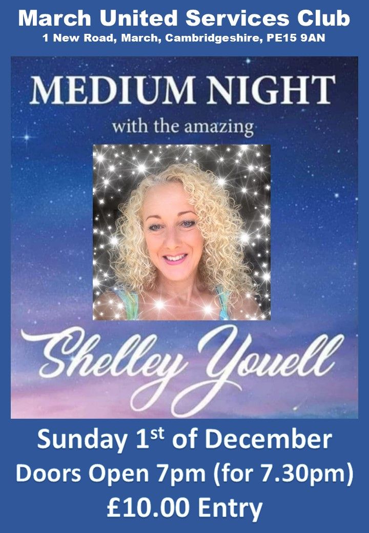 Spiritualist Medium Evening with Shelley Youell