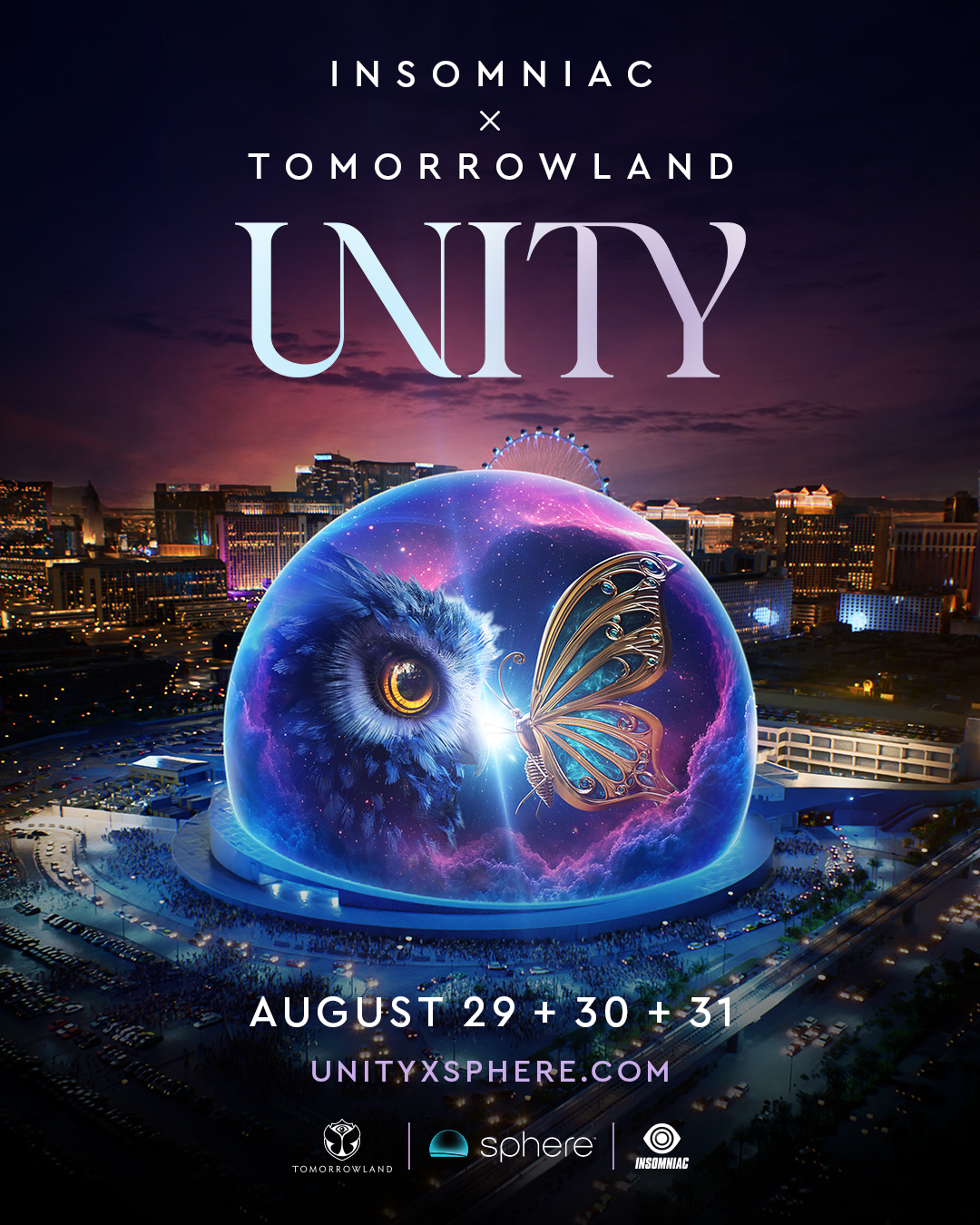 Insomniac x Tomorrowland - UNITY at Sphere at The Venetian Resort