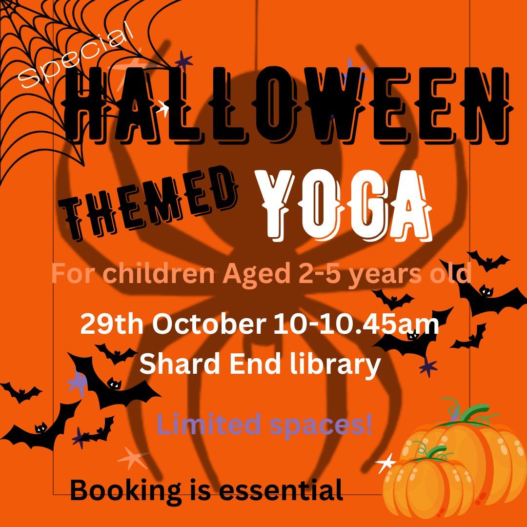 Halloween themed Yoga for 2-5 years old