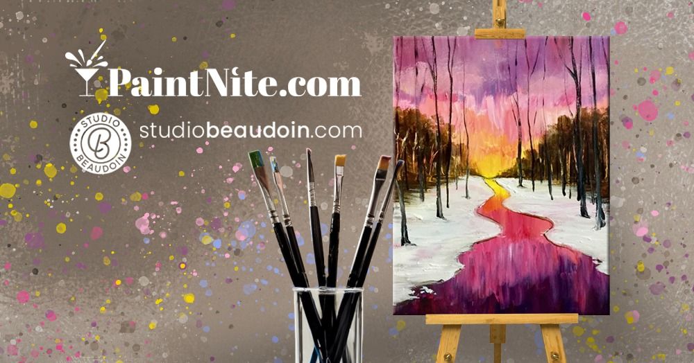 Paint Nite: Winter's Cold Beauty