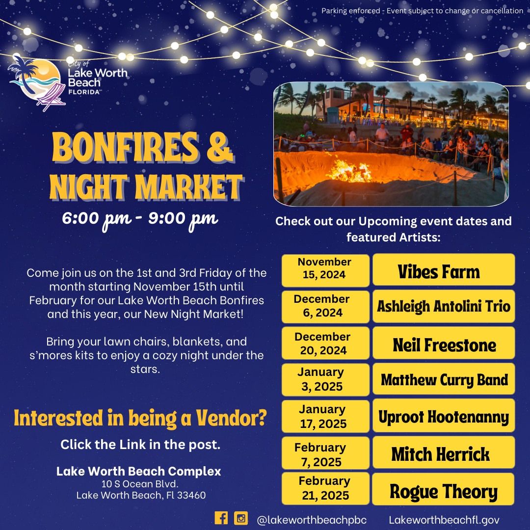 Lake Worth Beach Bonfire & Night Market