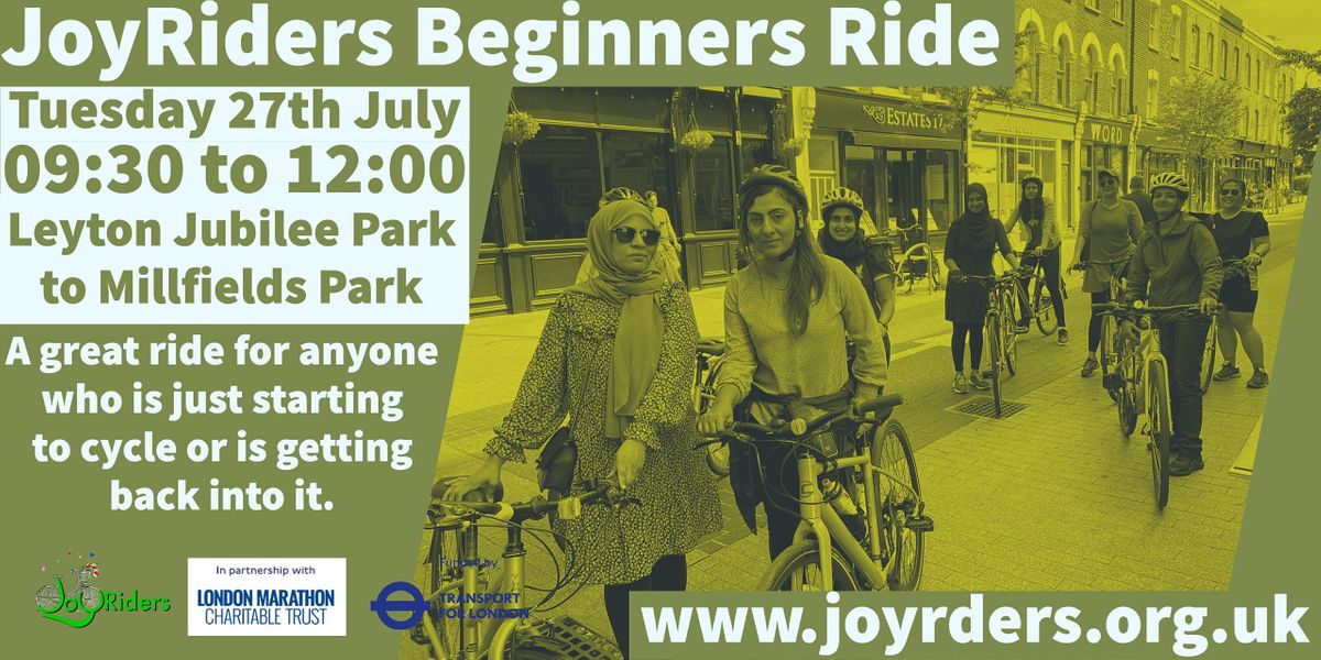 Beginner Ride: Leyton Jubilee Park to Millfields
