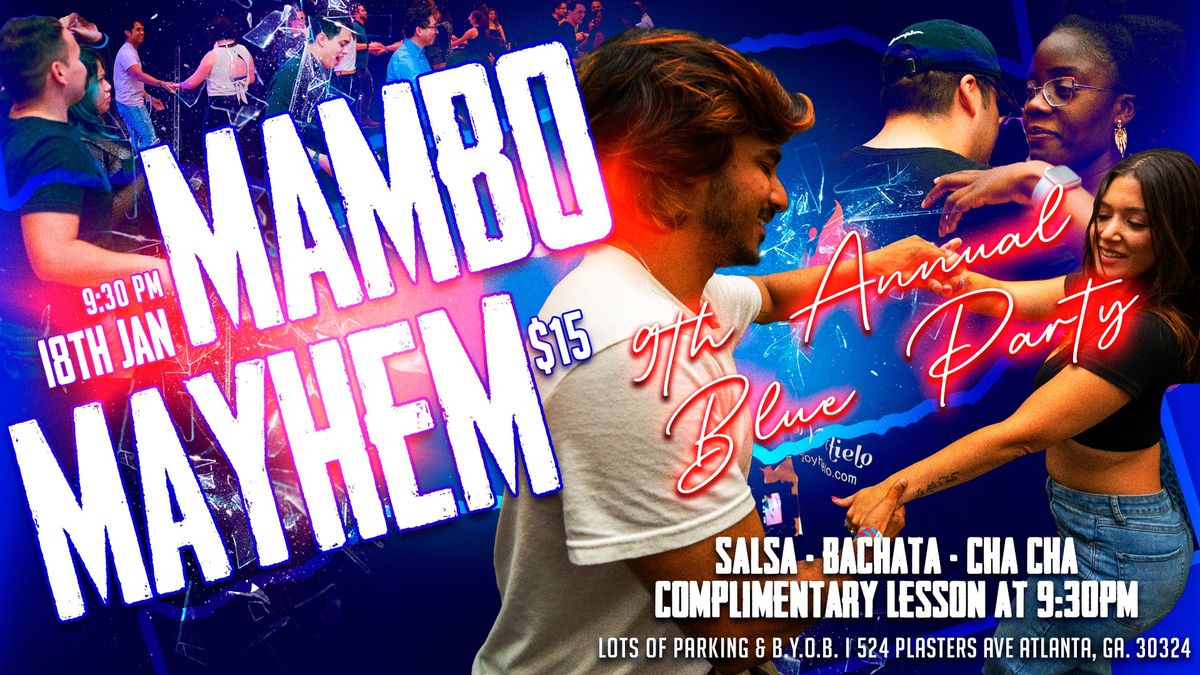 Mambo Mayhem: 9th Annual Blue Party